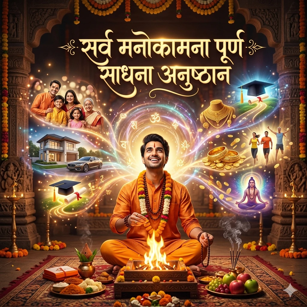सर्व मनोकामना पूर्ण साधना अनुष्ठान