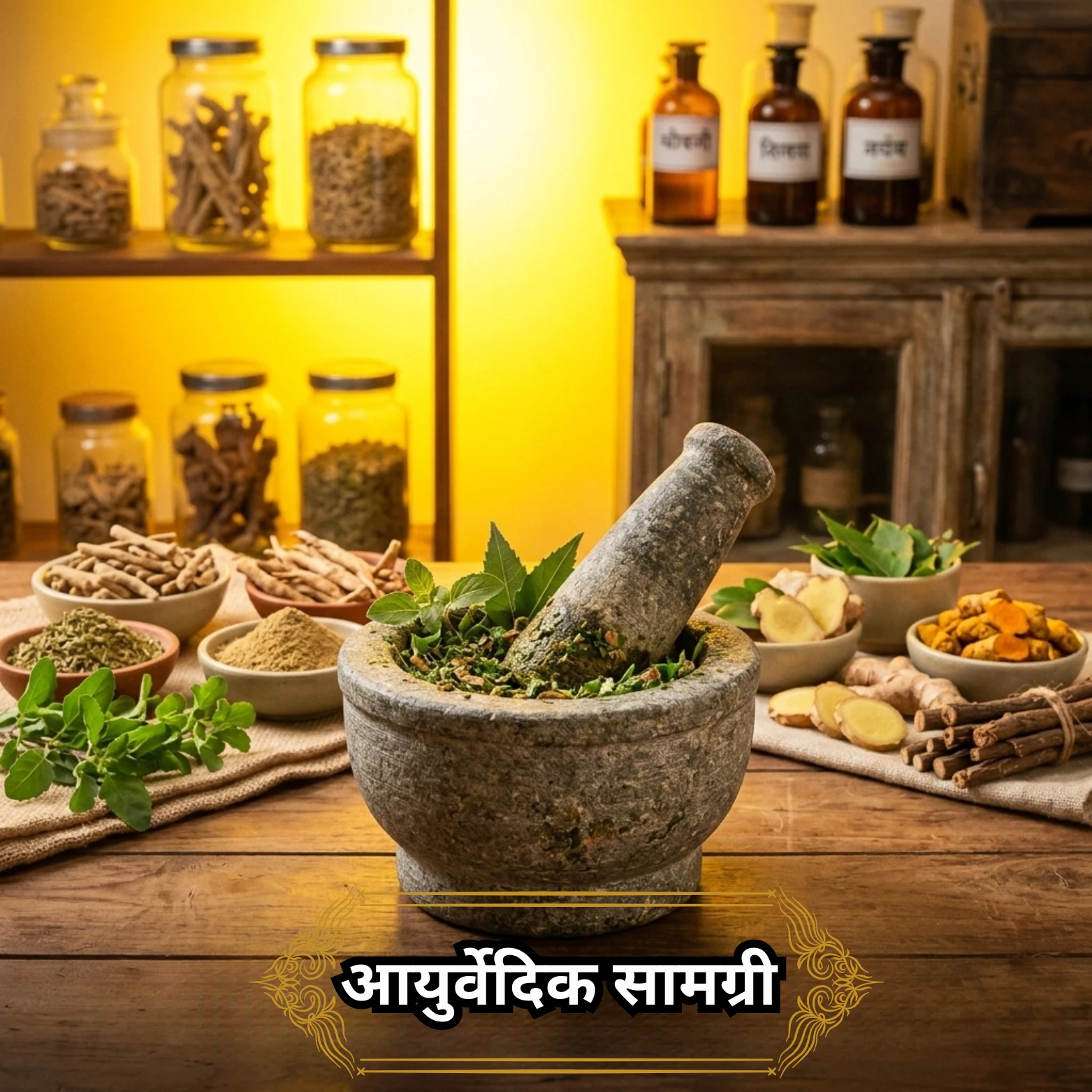 आयुर्वेदिक सामग्री